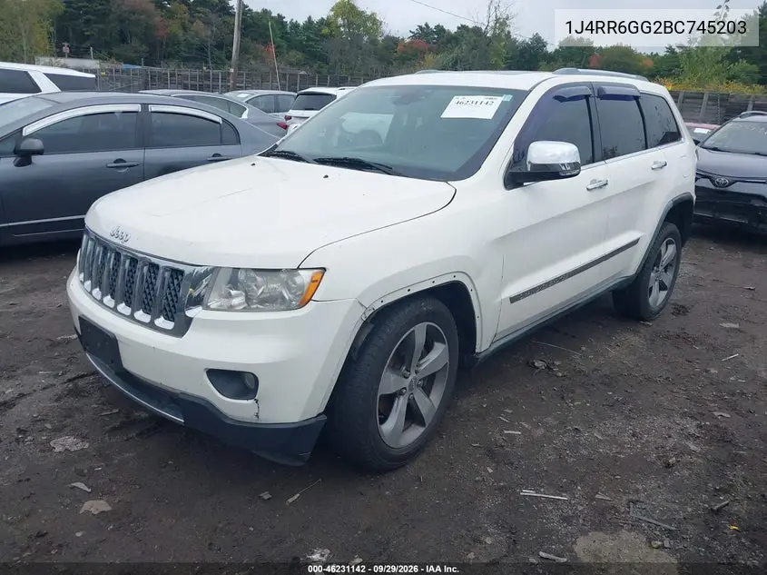 2011 JEEP GRAND CHEROKEE VIN 1J4RR6GG2BC745203 — фото 2