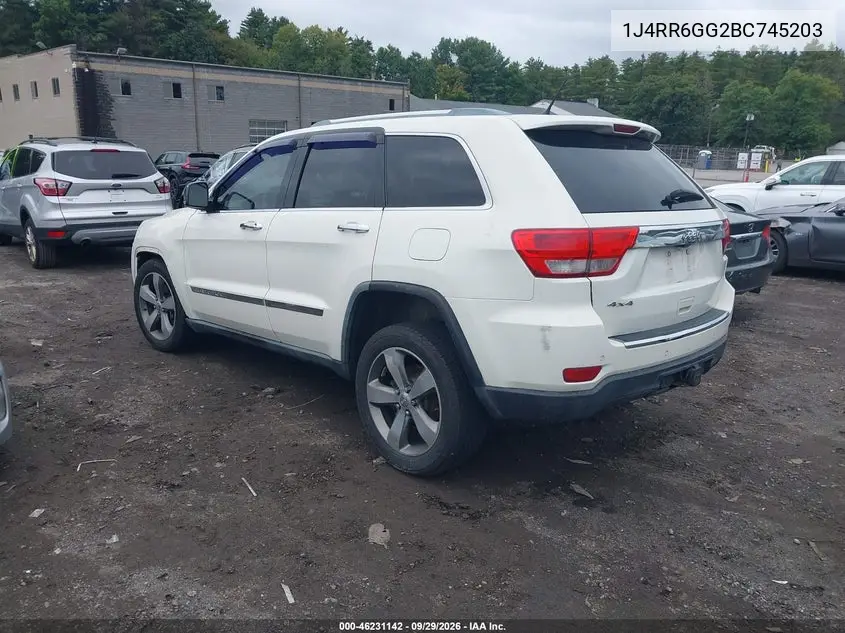 2011 JEEP GRAND CHEROKEE VIN 1J4RR6GG2BC745203 — фото 3
