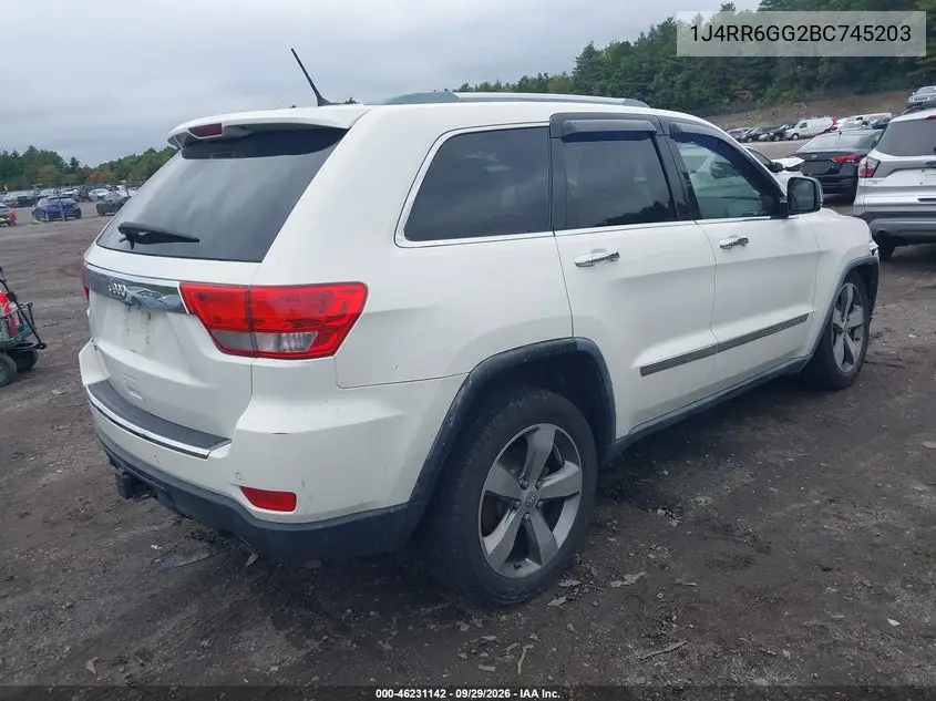 2011 JEEP GRAND CHEROKEE VIN 1J4RR6GG2BC745203 — фото 4