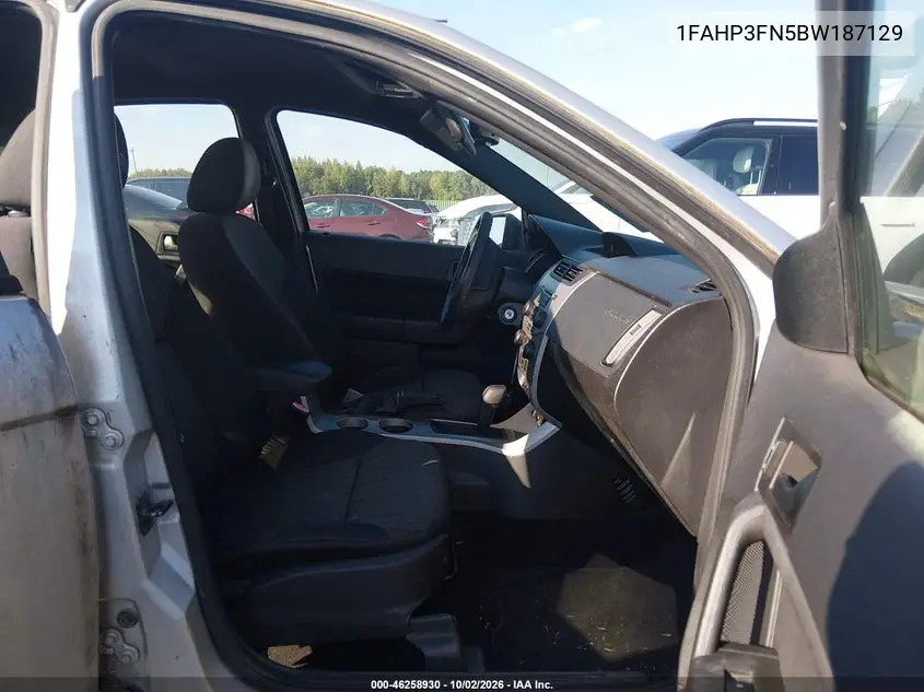 2011 FORD FOCUS VIN 1FAHP3FN5BW187129 — фото 5