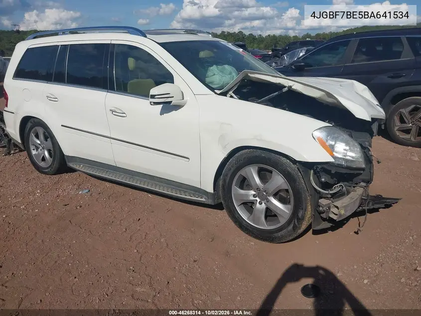 MERCEDES GL-KLASSE 2011, VIN 4JGBF7BE5BA641534