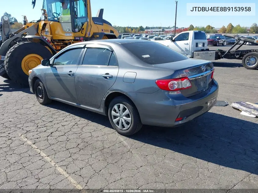 2011 TOYOTA COROLLA VIN JTDBU4EE8B9153958 — фото 3