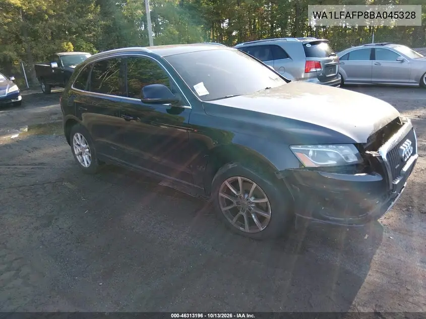 AUDI Q5 2011, VIN WA1LFAFP8BA045328