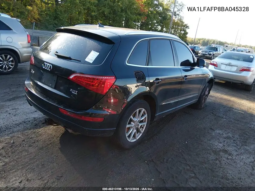 2011 AUDI Q5 VIN WA1LFAFP8BA045328 — фото 4