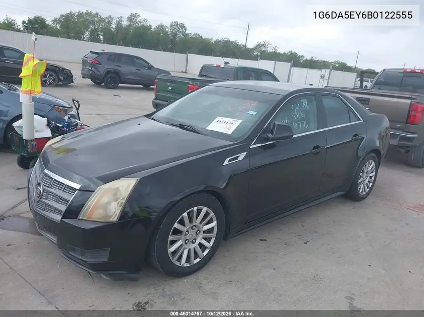 2011 CADILLAC CTS VIN 1G6DA5EY6B0122555 — фото 2