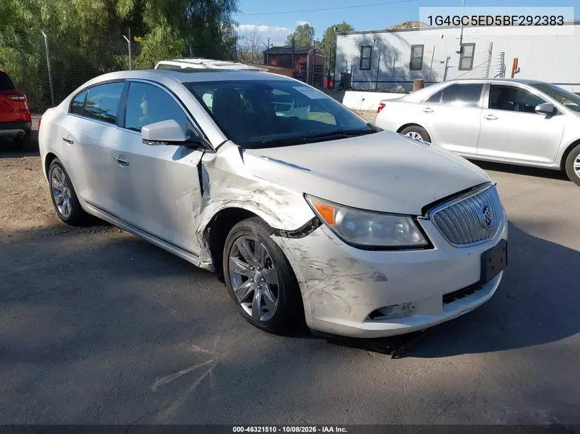 BUICK LACROSSE 2011, VIN 1G4GC5ED5BF292383