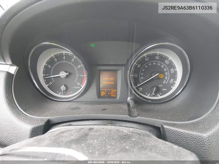 2011 SUZUKI KIZASHI VIN JS2RE9A63B6110336 — фото 7