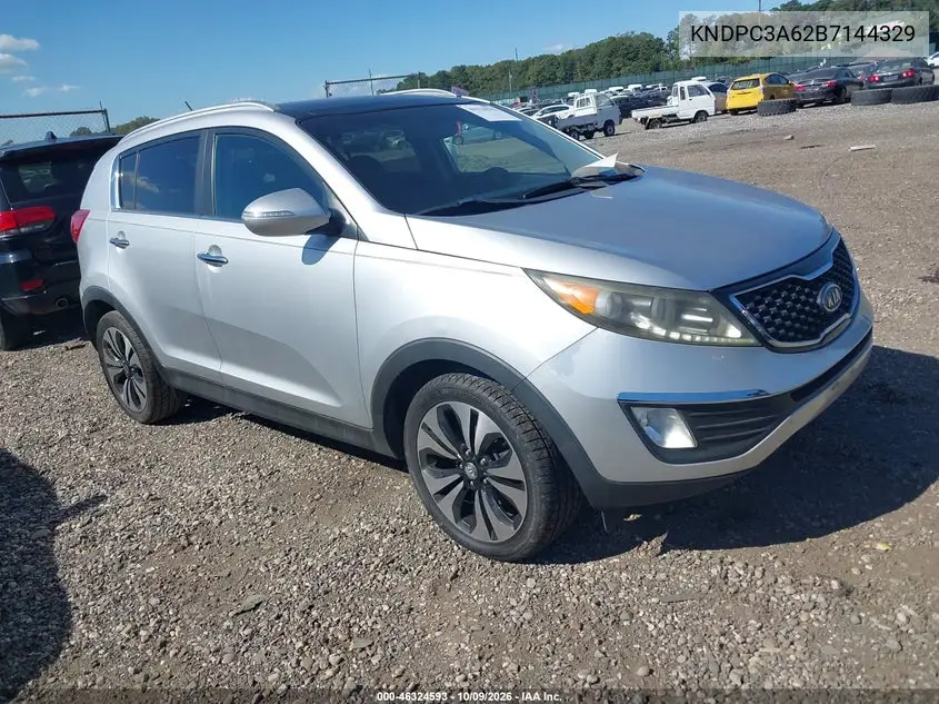 KIA SPORTAGE 2011, VIN KNDPC3A62B7144329