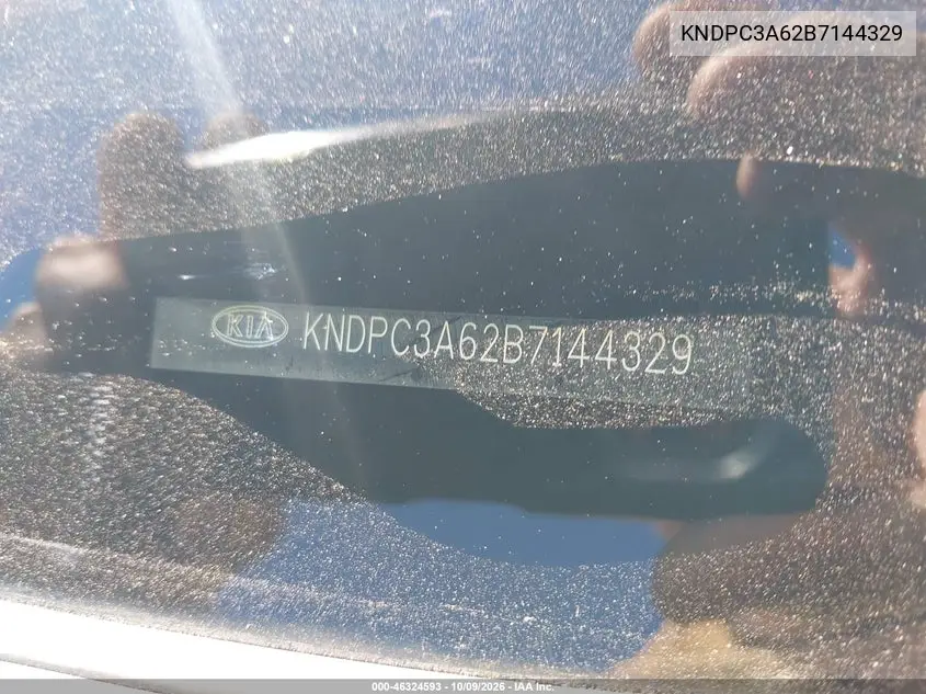 2011 KIA SPORTAGE VIN KNDPC3A62B7144329 — фото 12