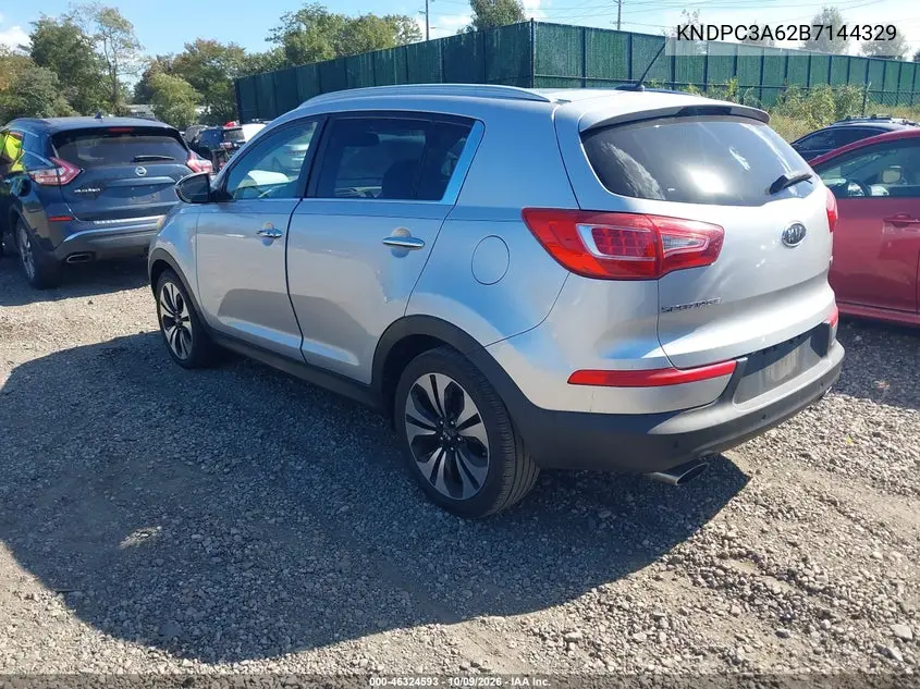 2011 KIA SPORTAGE VIN KNDPC3A62B7144329 — фото 3