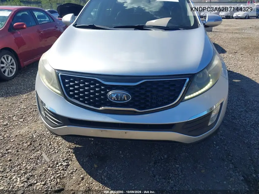 2011 KIA SPORTAGE VIN KNDPC3A62B7144329 — фото 6