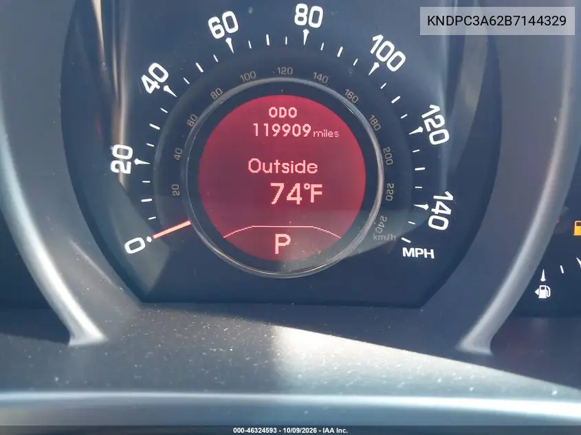 2011 KIA SPORTAGE VIN KNDPC3A62B7144329 — фото 7
