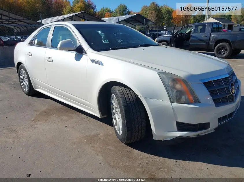 CADILLAC CTS 2011, VIN 1G6DG5EY6B0157577