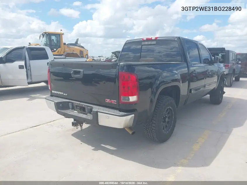 2011 GMC SIERRA VIN 3GTP2WE31BG228490 — фото 4