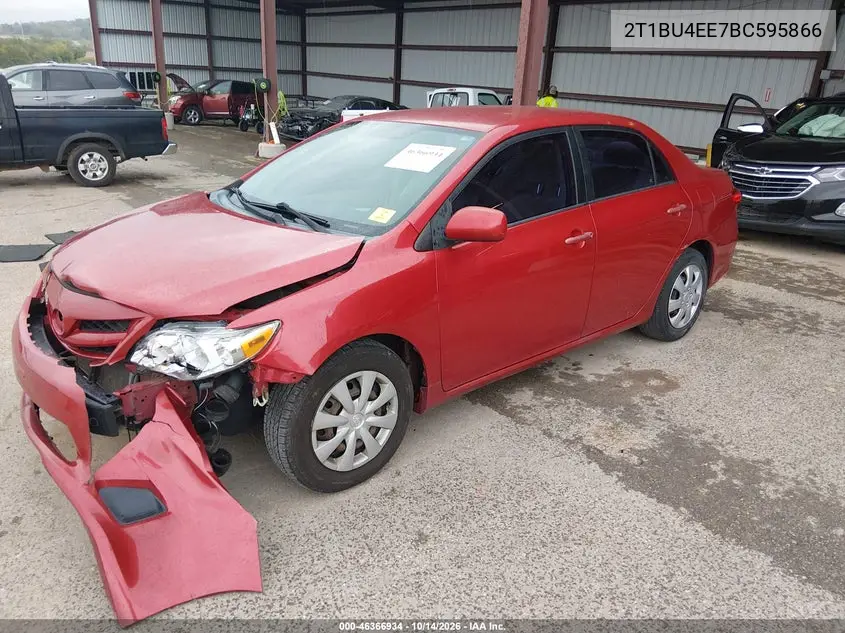 2011 TOYOTA COROLLA VIN 2T1BU4EE7BC595866 — фото 2