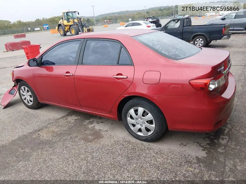 2011 TOYOTA COROLLA VIN 2T1BU4EE7BC595866 — фото 3