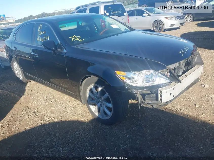 LEXUS LS 2011, VIN JTHCL5EF1B5009700