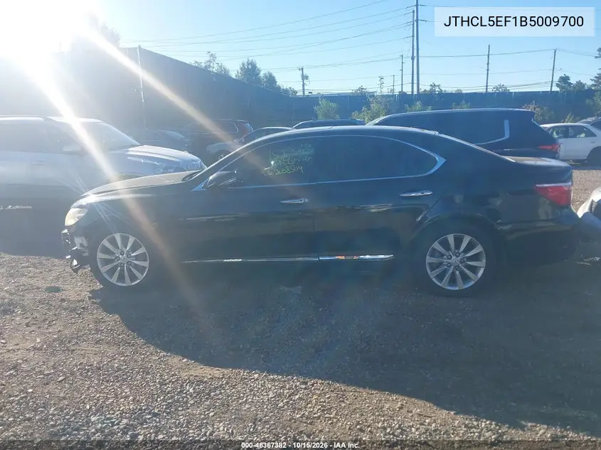 2011 LEXUS LS VIN JTHCL5EF1B5009700 — фото 13