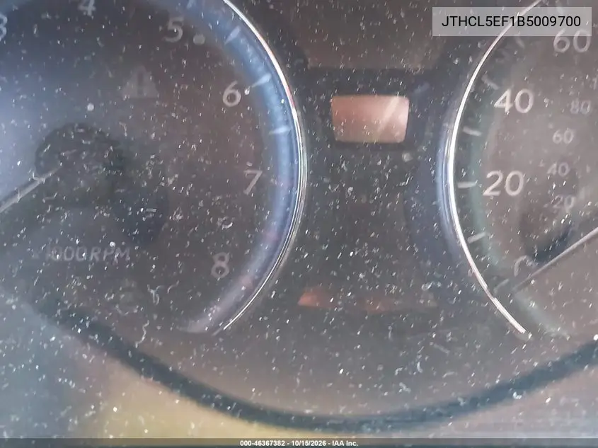 2011 LEXUS LS VIN JTHCL5EF1B5009700 — фото 14