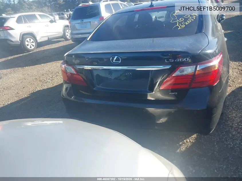 2011 LEXUS LS VIN JTHCL5EF1B5009700 — фото 15