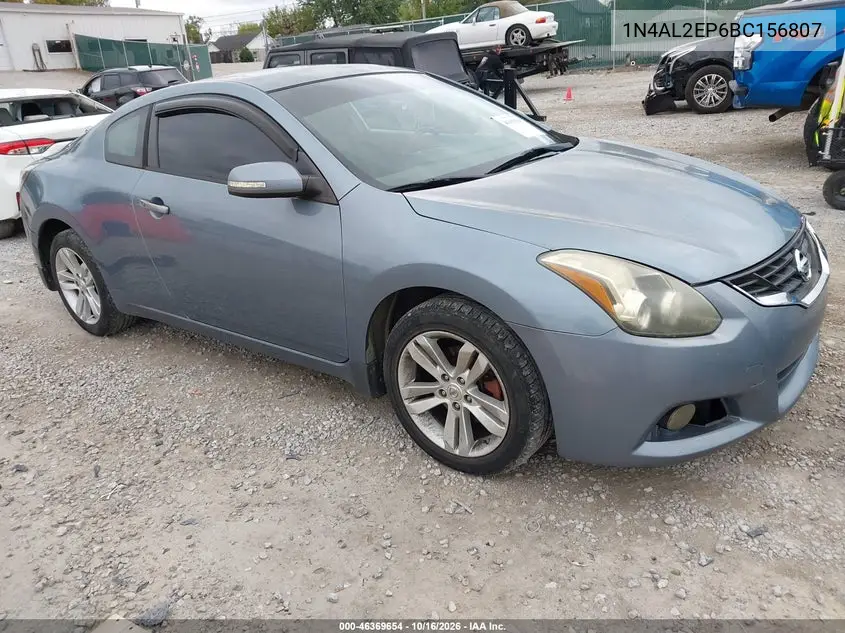 NISSAN ALTIMA 2011, VIN 1N4AL2EP6BC156807