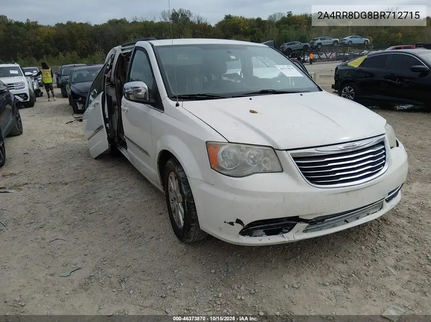 CHRYSLER TOWN & COUNTRY 2011, VIN 2A4RR8DG8BR712715