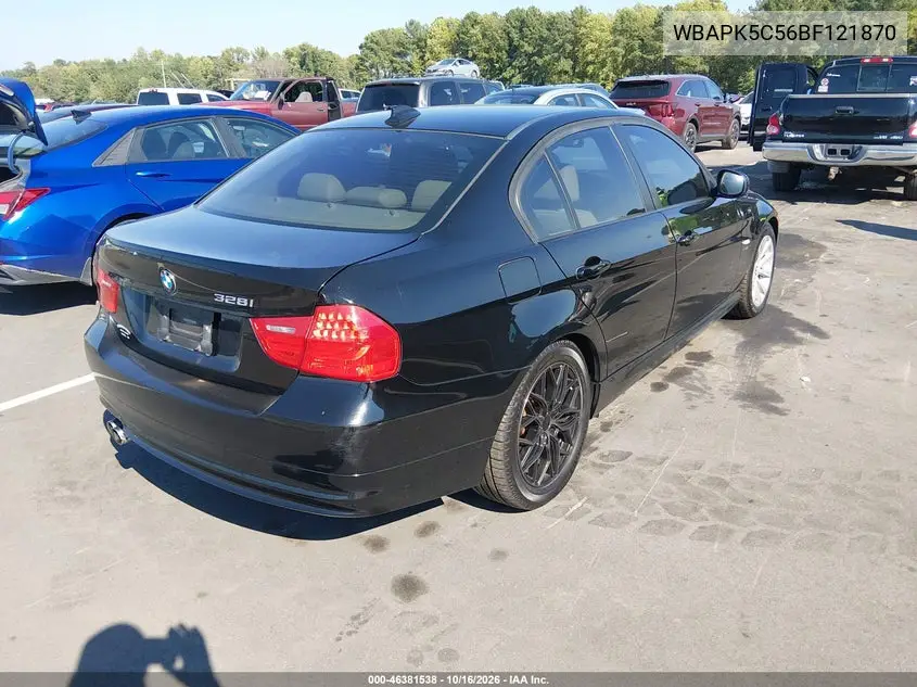 2011 BMW 3ER VIN WBAPK5C56BF121870 — фото 4