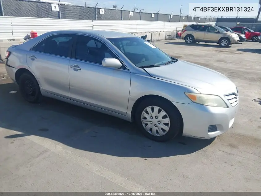 TOYOTA CAMRY 2011, VIN 4T4BF3EKXBR131324