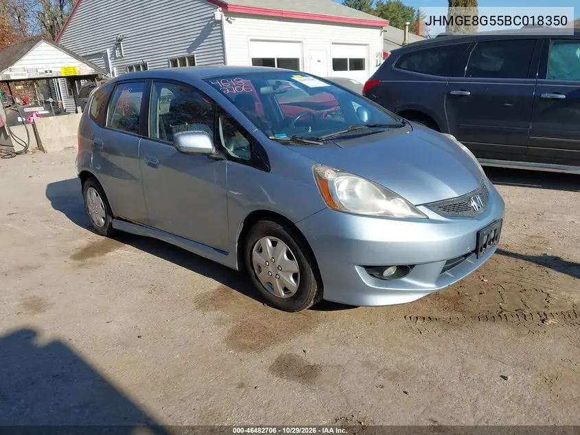 HONDA FIT 2011, VIN JHMGE8G55BC018350