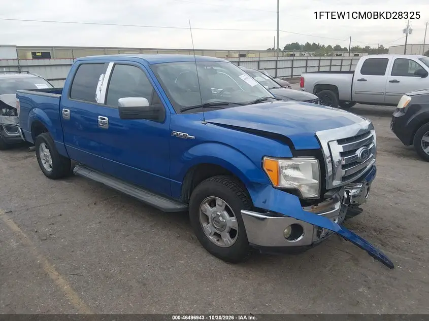 FORD F-150 2011, VIN 1FTEW1CM0BKD28325