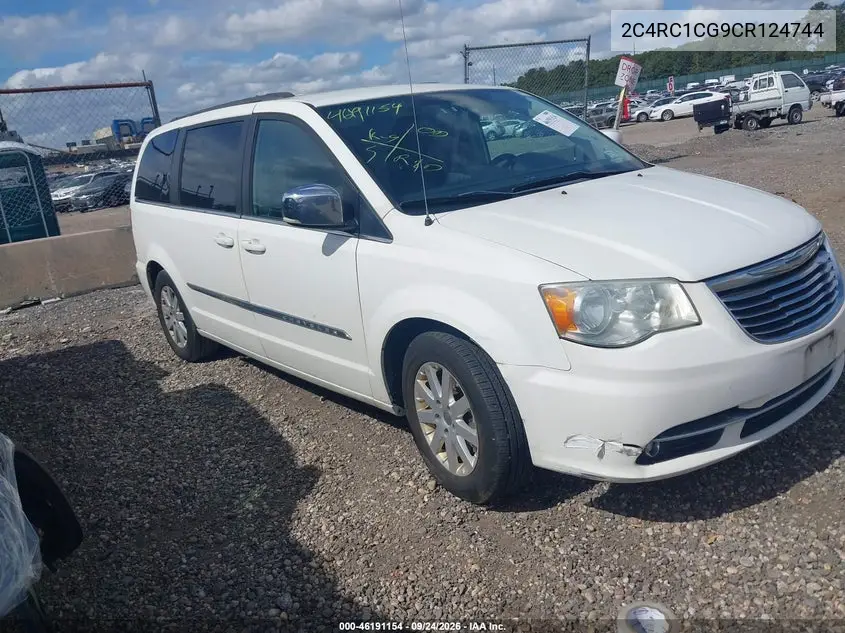 CHRYSLER TOWN & COUNTRY 2012, VIN 2C4RC1CG9CR124744