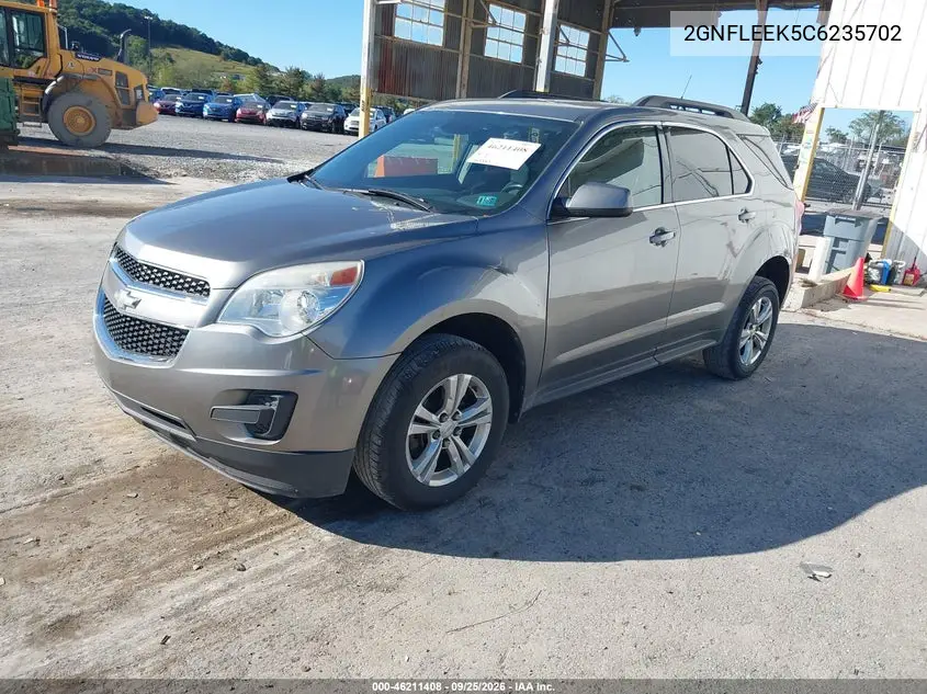 2012 CHEVROLET EQUINOX VIN 2GNFLEEK5C6235702 — фото 2