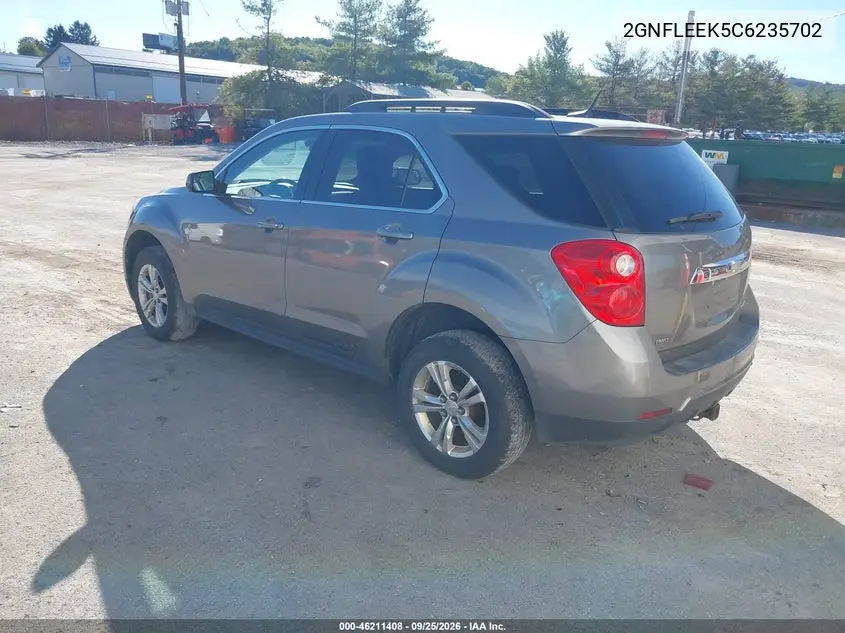 2012 CHEVROLET EQUINOX VIN 2GNFLEEK5C6235702 — фото 3