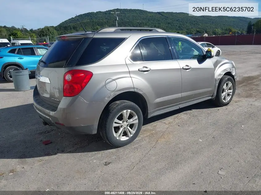 2012 CHEVROLET EQUINOX VIN 2GNFLEEK5C6235702 — фото 4