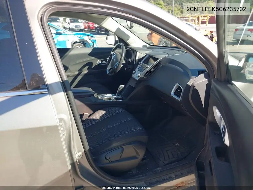2012 CHEVROLET EQUINOX VIN 2GNFLEEK5C6235702 — фото 5