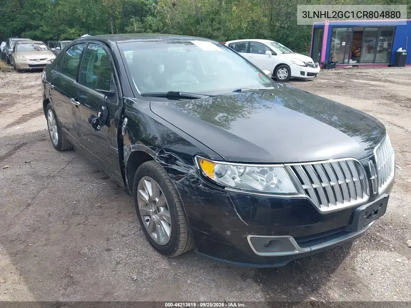 LINCOLN MKZ 2012, VIN 3LNHL2GC1CR804880