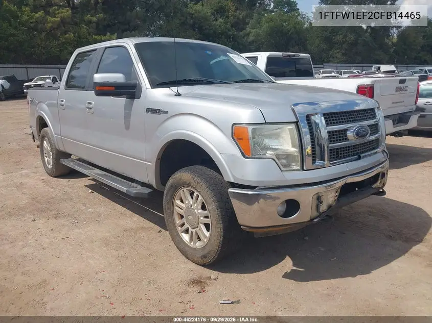 FORD F-150 2012, VIN 1FTFW1EF2CFB14465