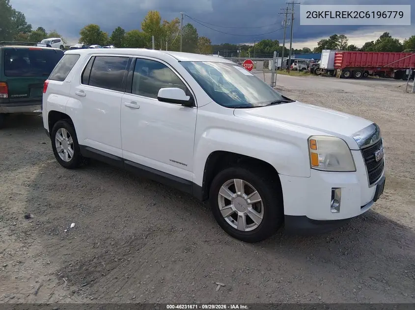 GMC TERRAIN 2012, VIN 2GKFLREK2C6196779
