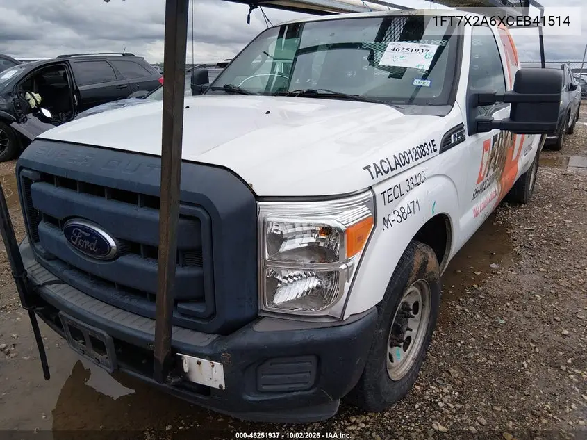 2012 FORD F250 VIN 1FT7X2A6XCEB41514 — фото 2