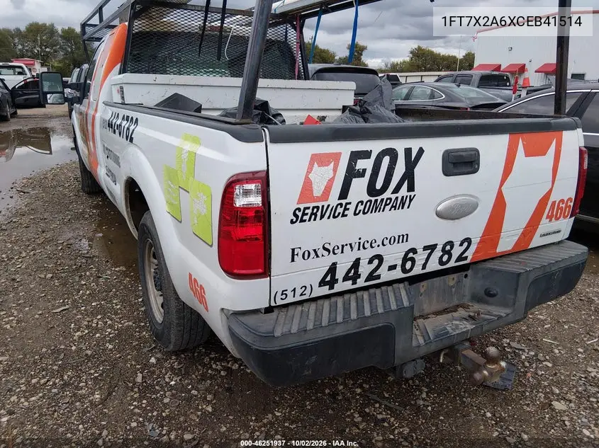 2012 FORD F250 VIN 1FT7X2A6XCEB41514 — фото 3