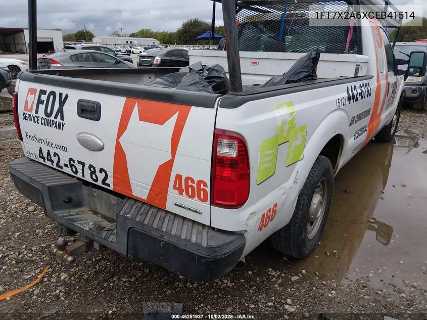 2012 FORD F250 VIN 1FT7X2A6XCEB41514 — фото 4