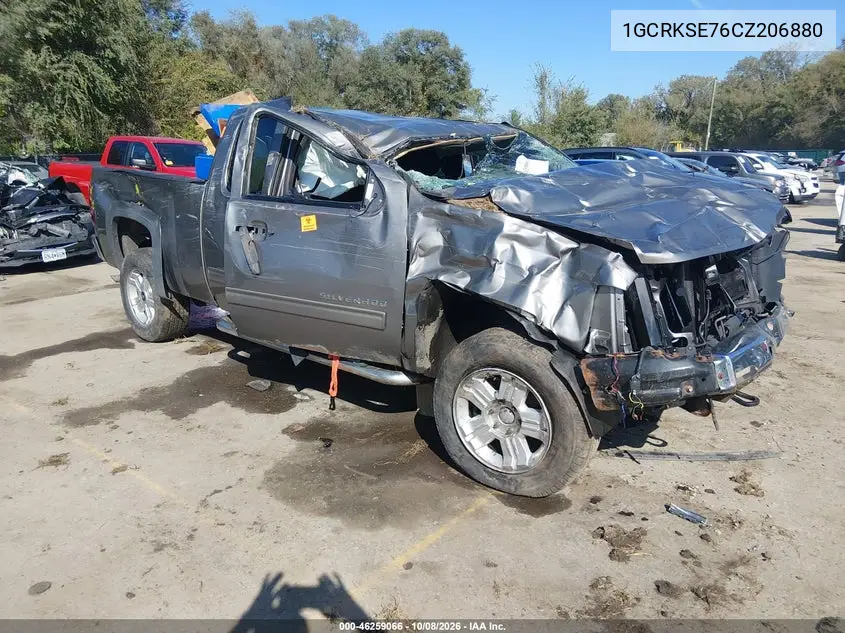 CHEVROLET SILVERADO 2012, VIN 1GCRKSE76CZ206880