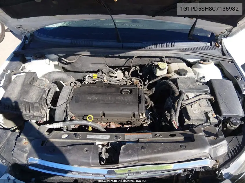 2012 CHEVROLET CRUZE VIN 1G1PD5SH8C7136982 — фото 10