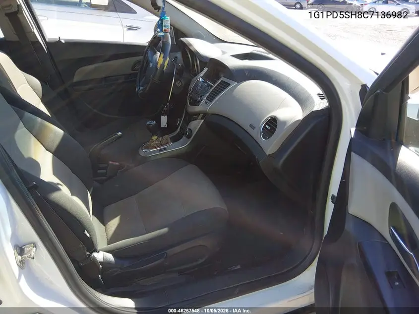 2012 CHEVROLET CRUZE VIN 1G1PD5SH8C7136982 — фото 5