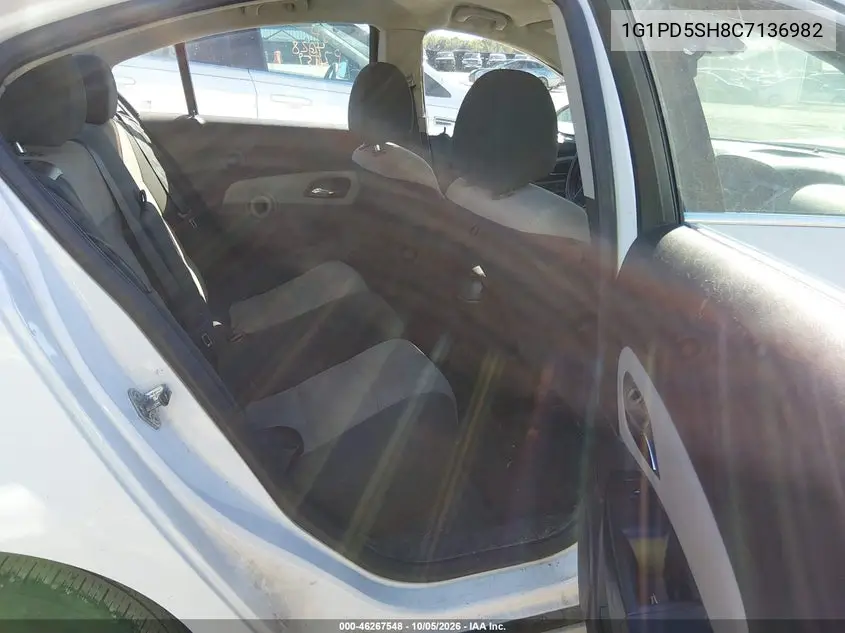 2012 CHEVROLET CRUZE VIN 1G1PD5SH8C7136982 — фото 8