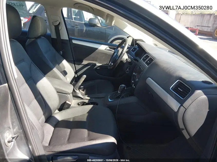2012 VOLKSWAGEN JETTA VIN 3VWLL7AJ0CM350280 — фото 5