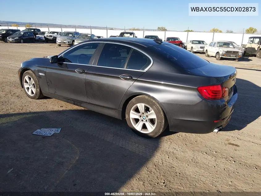 2012 BMW 5ER VIN WBAXG5C55CDX02873 — фото 3