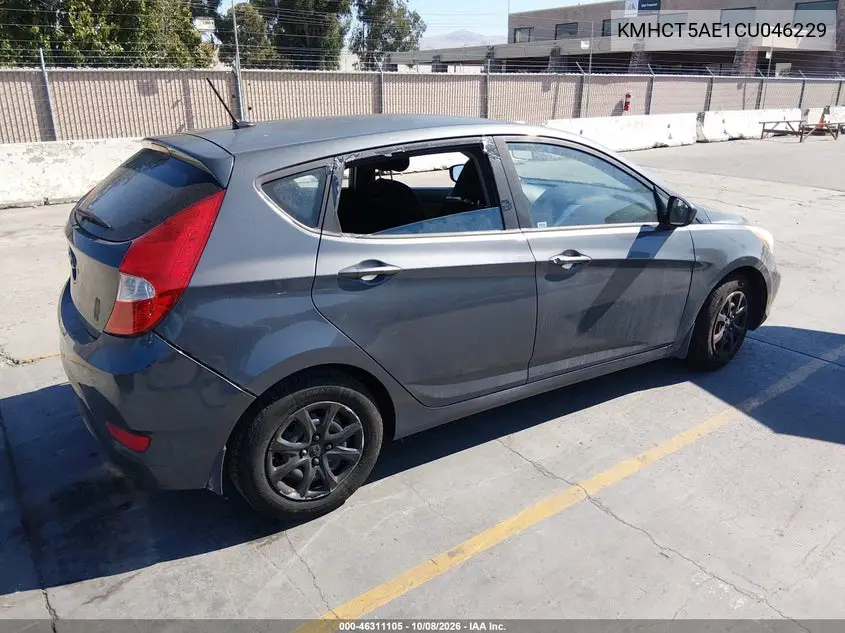 2012 HYUNDAI ACCENT VIN KMHCT5AE1CU046229 — фото 4