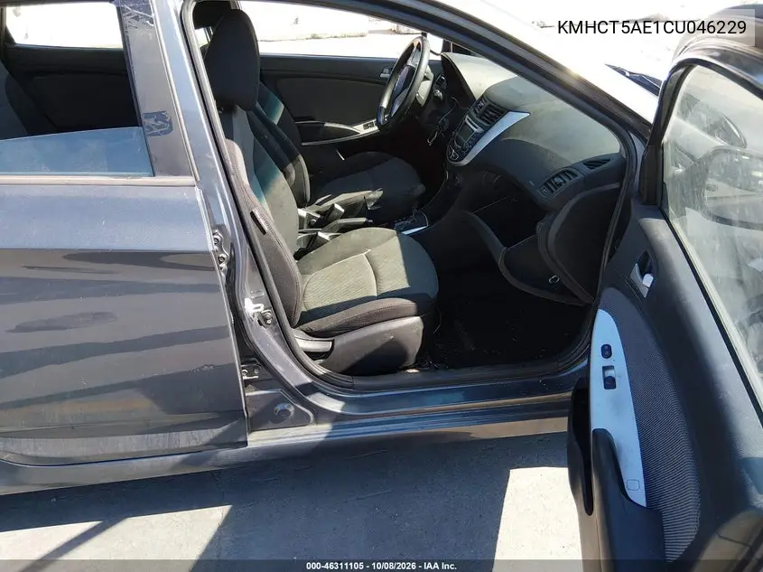 2012 HYUNDAI ACCENT VIN KMHCT5AE1CU046229 — фото 5