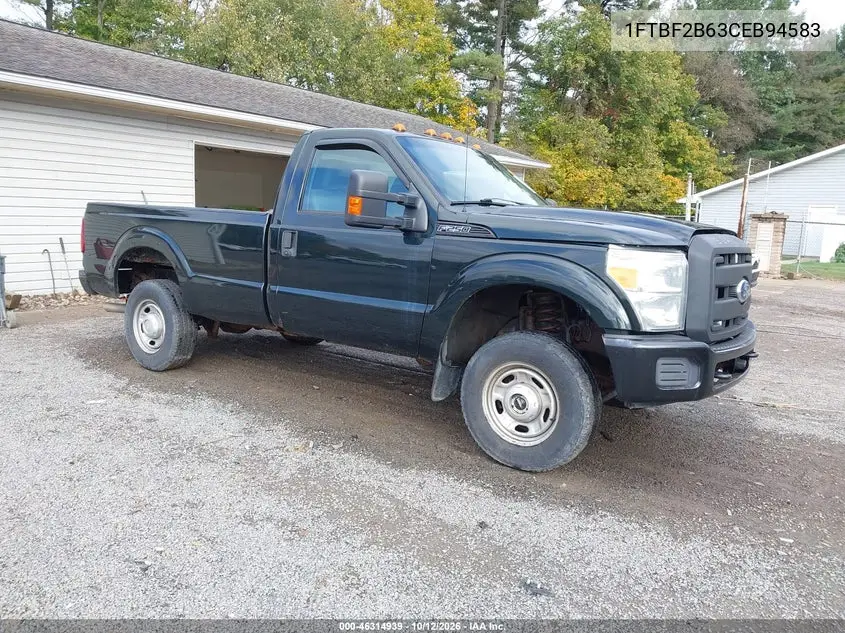 FORD F250 2012, VIN 1FTBF2B63CEB94583
